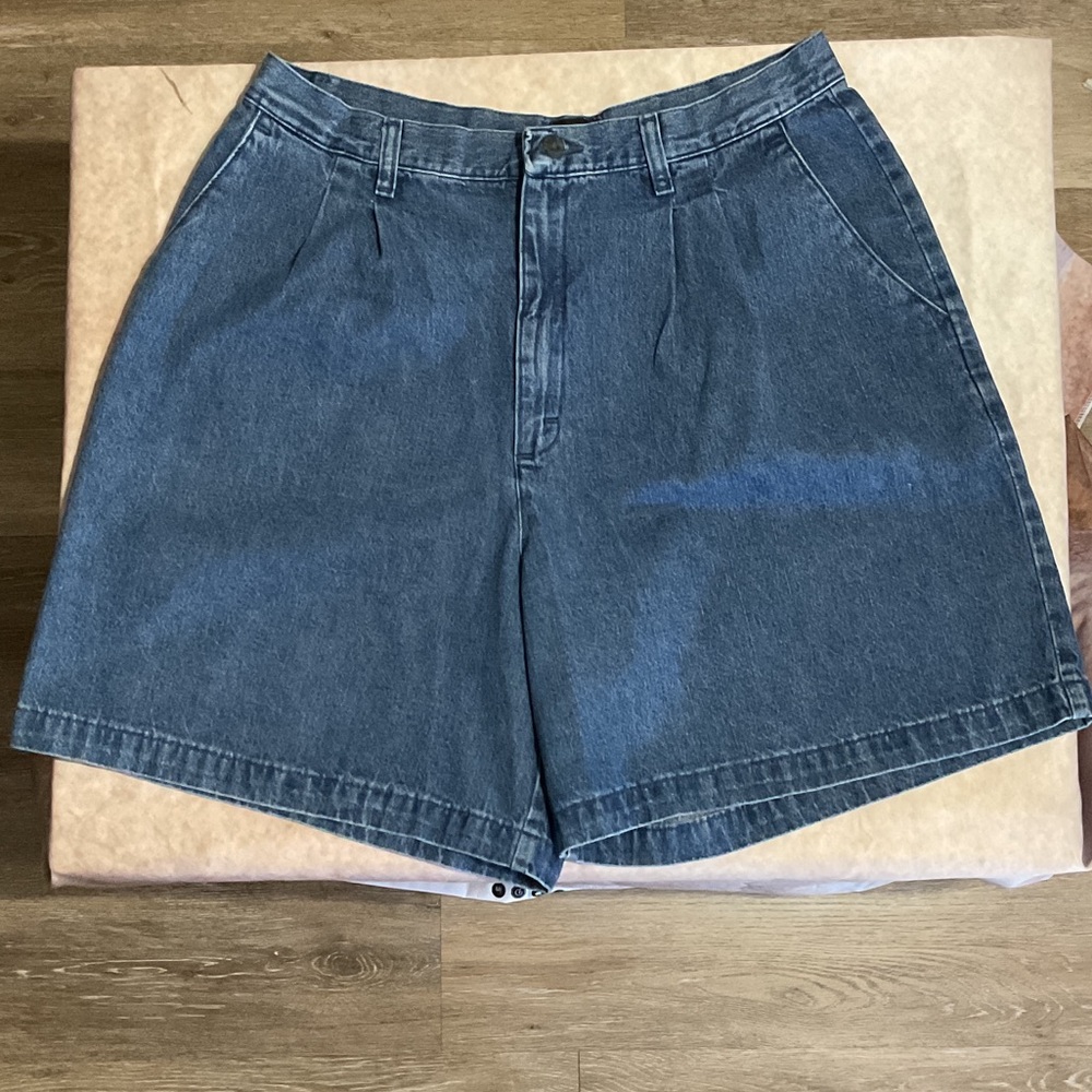 Lee Women's Dark Blue Jean Shorts